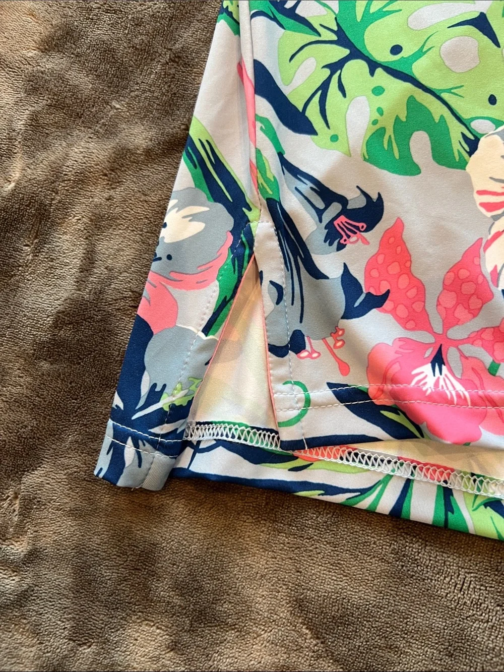 Polo Ralph Lauren Men’s Performance Polo Tropical Floral Print Polo - Size S